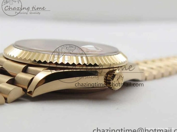 Good Copy Rolex Watches RG Popular RG Bracelet T on New 228239 BP Dial 2834 Markers Version 40mm RG Day-Date President Dial 904 A Crystal 0111